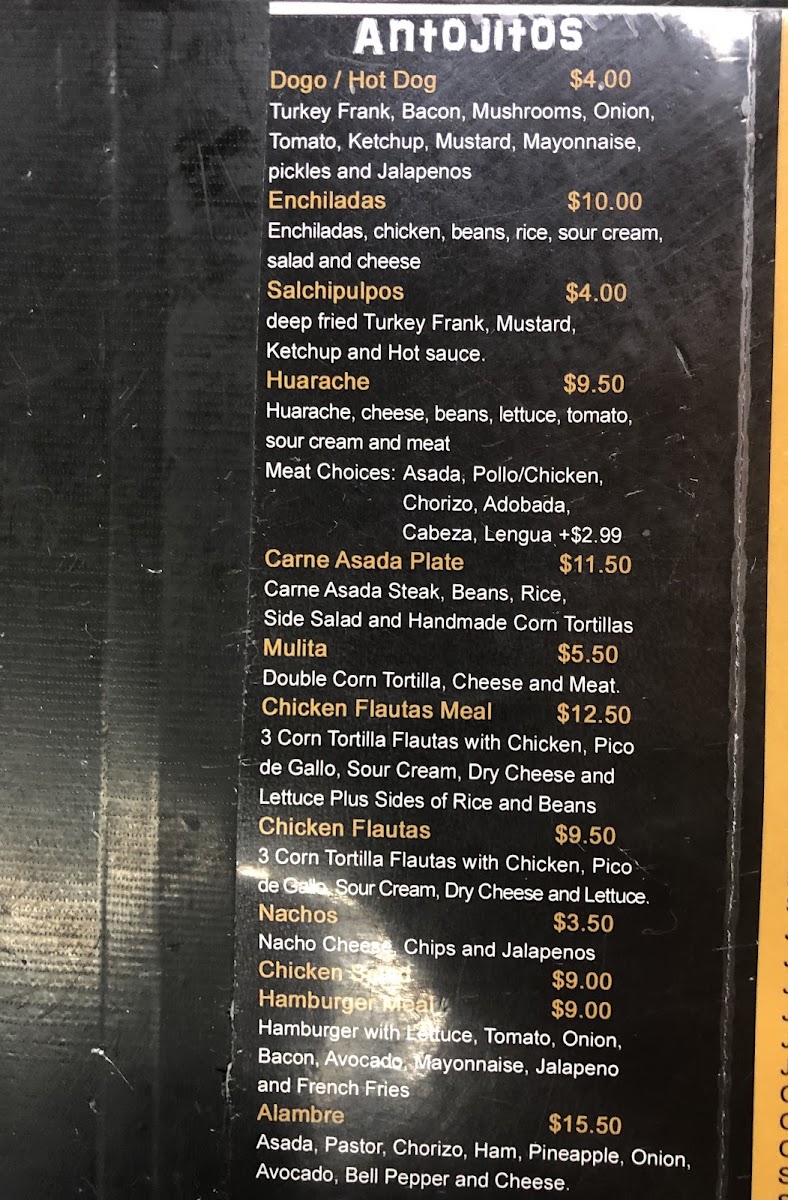 Tacos & Miches Fremont Menu - Image 3